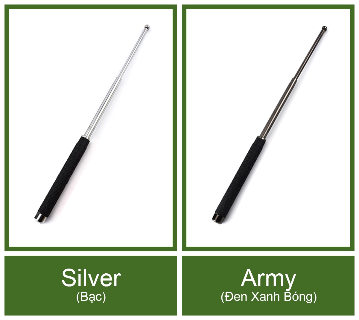 Các loại baton ASP 511: Army & Silver